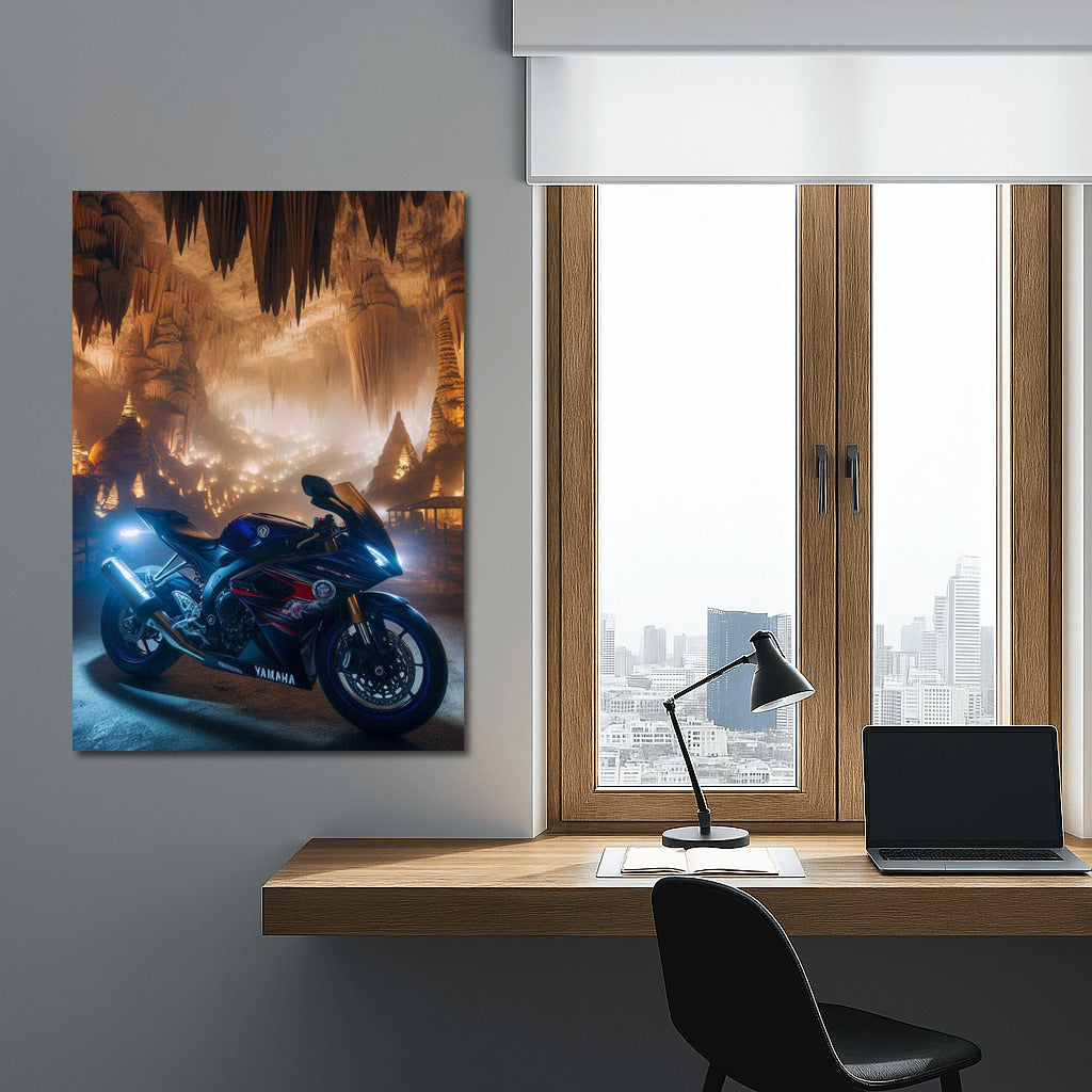 Yamaha in the Underground Labyrinth: Adventure among Stalactites and Stalagmites