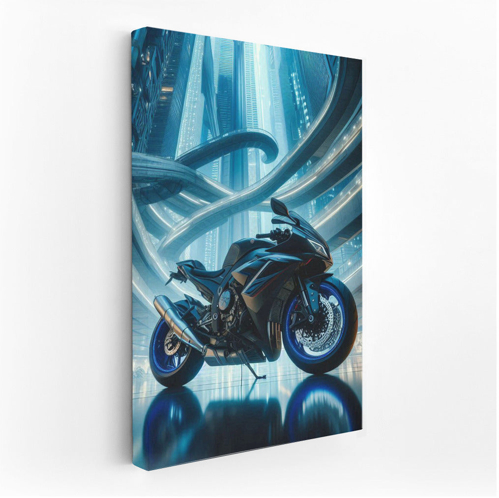 Yamaha in the Heart of the Futuristic Metropolis: Speed and Style