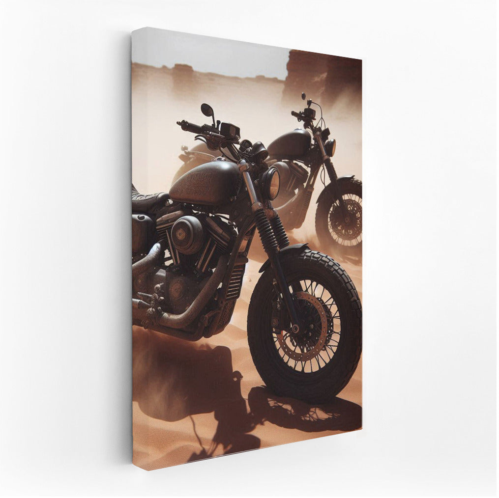 Freedom on Wheels: Motorcycles in the Desert Sands