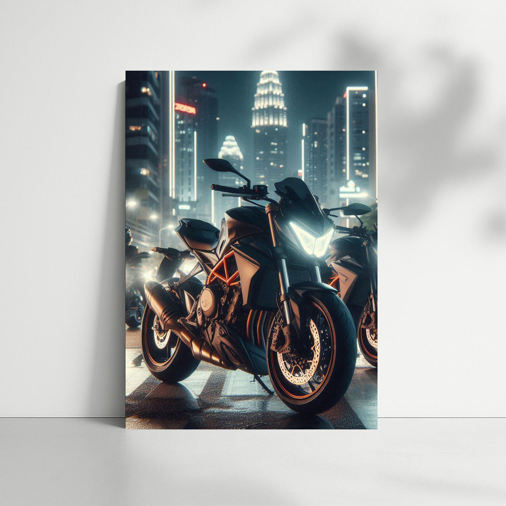 Light and Speed: Naked Bikes in the Night City