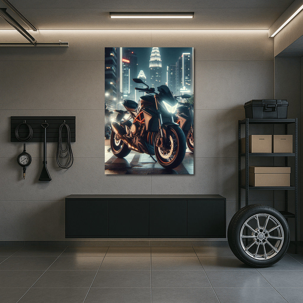 Light and Speed: Naked Bikes in the Night City