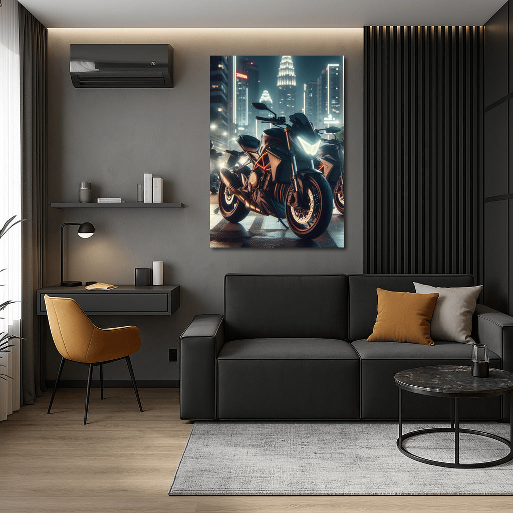 Light and Speed: Naked Bikes in the Night City