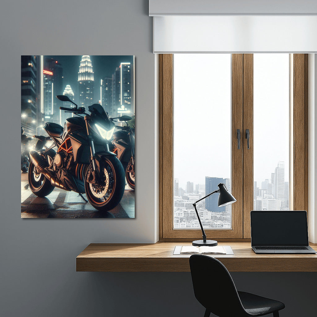 Light and Speed: Naked Bikes in the Night City