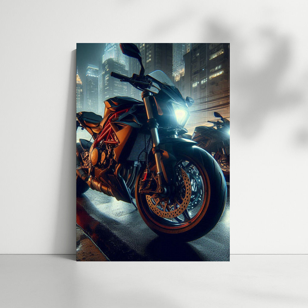 Night Naked Bikes: Speed in the City Lights