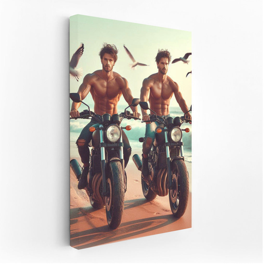 Freedom on Wheels: Motorcycles on Seagull Beach