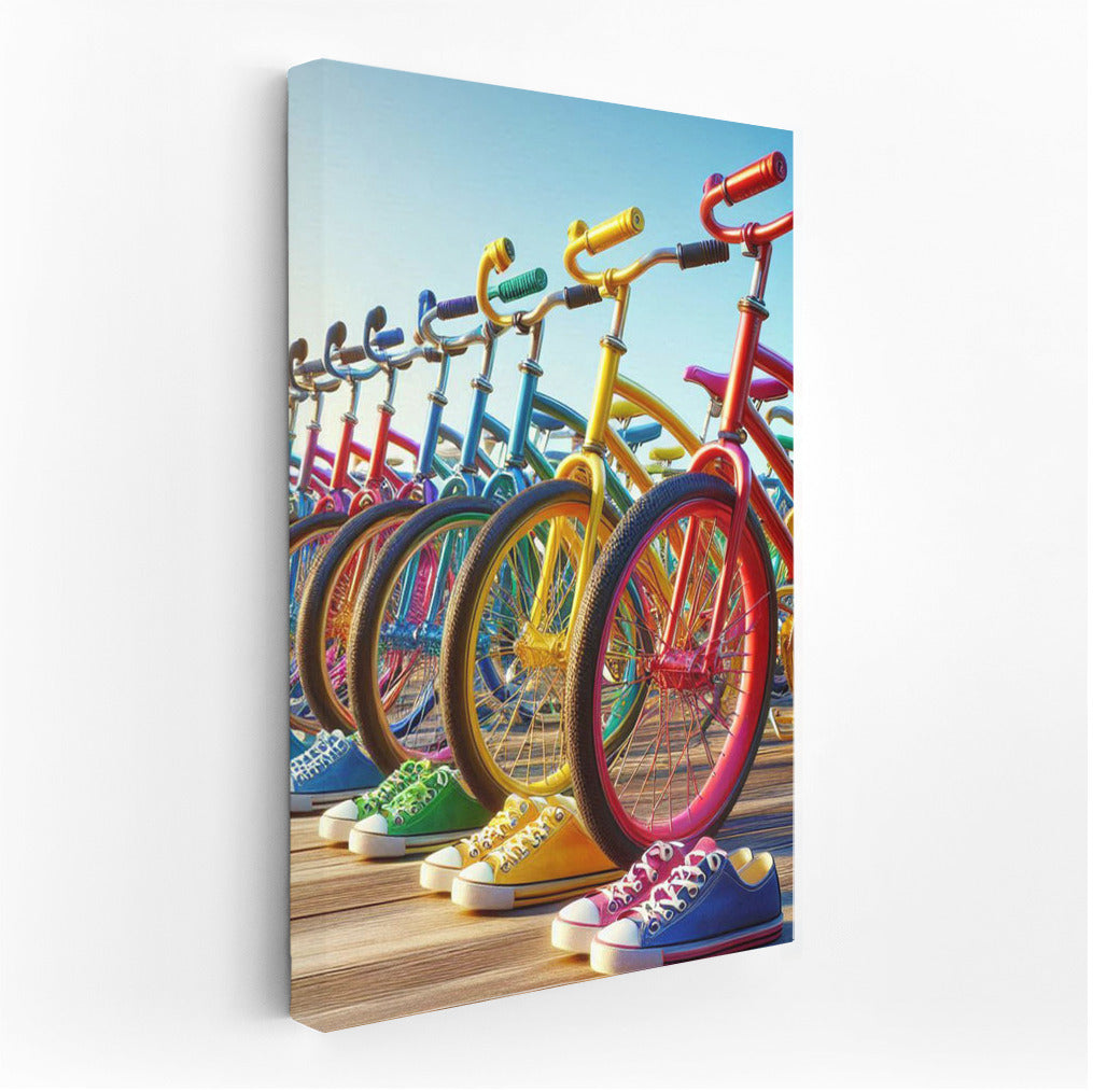 Rainbow Bikes and Sneakers: The Energy of Naked Bikes