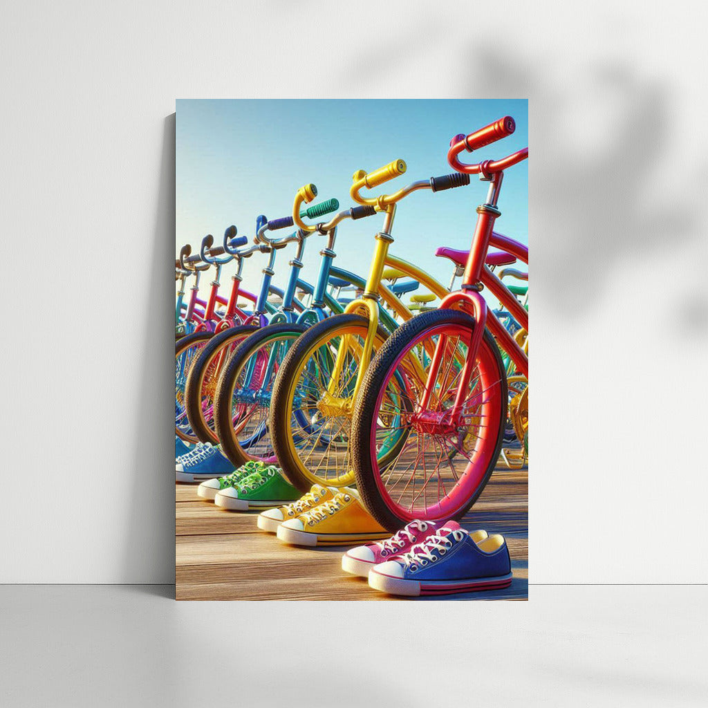 Rainbow Bikes and Sneakers: The Energy of Naked Bikes