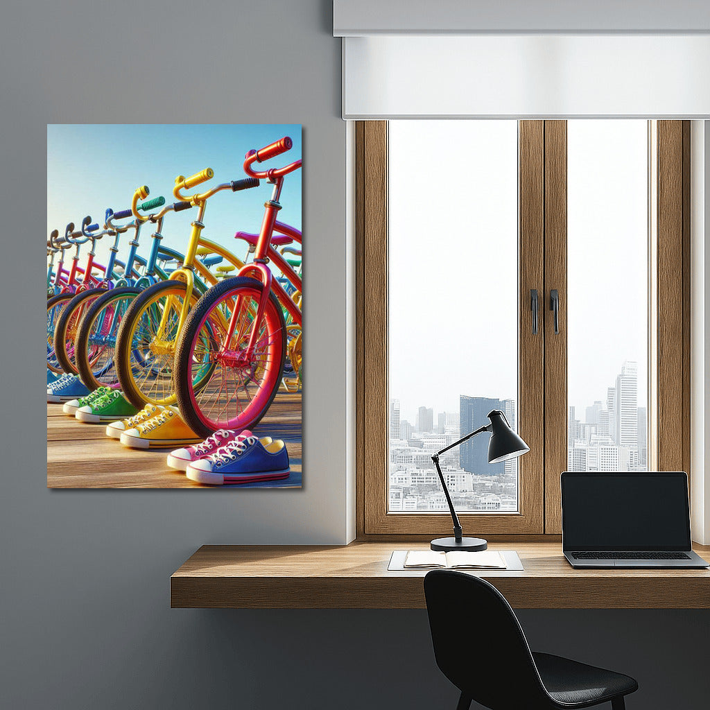 Rainbow Bikes and Sneakers: The Energy of Naked Bikes