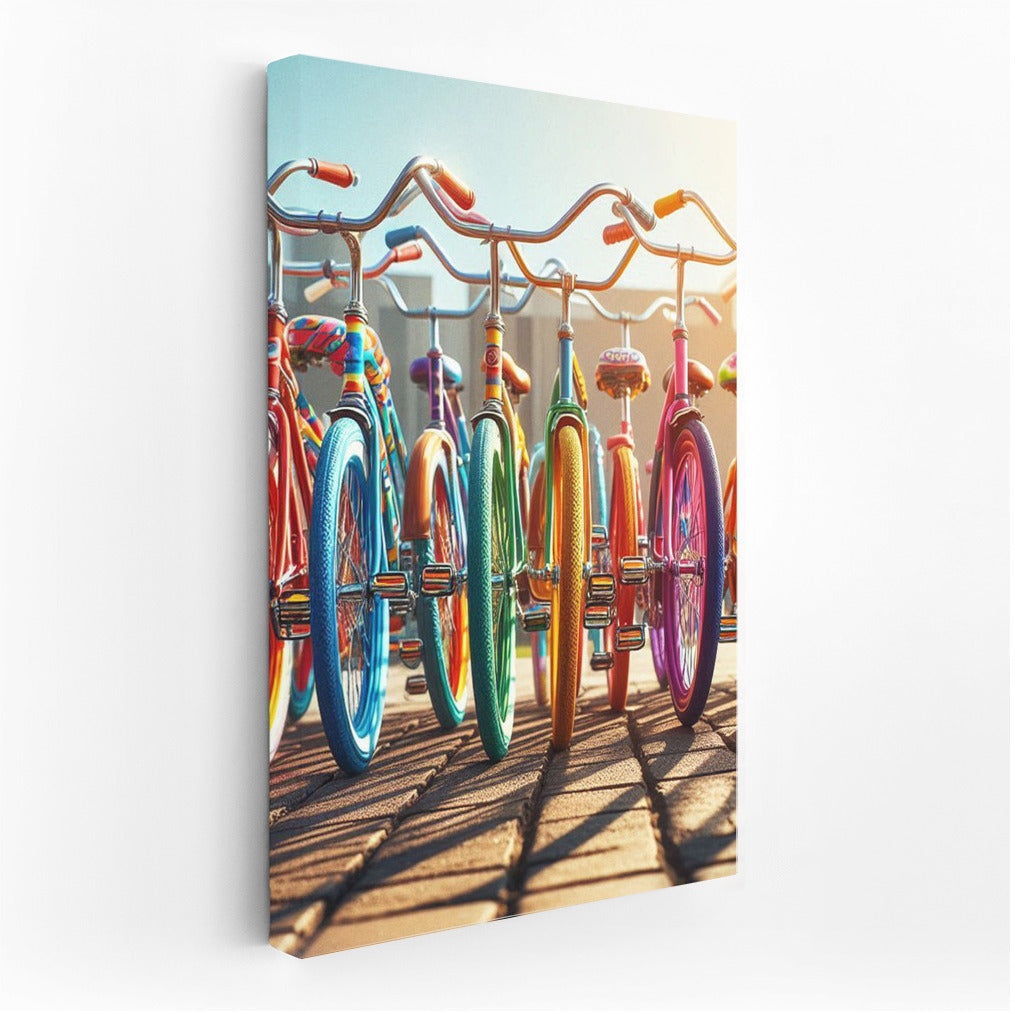 Bright Whirlwind: Colorful Naked Bikes for Fun Travel