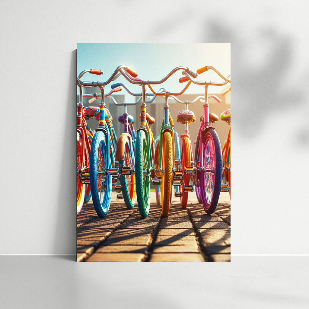 Bright Whirlwind: Colorful Naked Bikes for Fun Travel