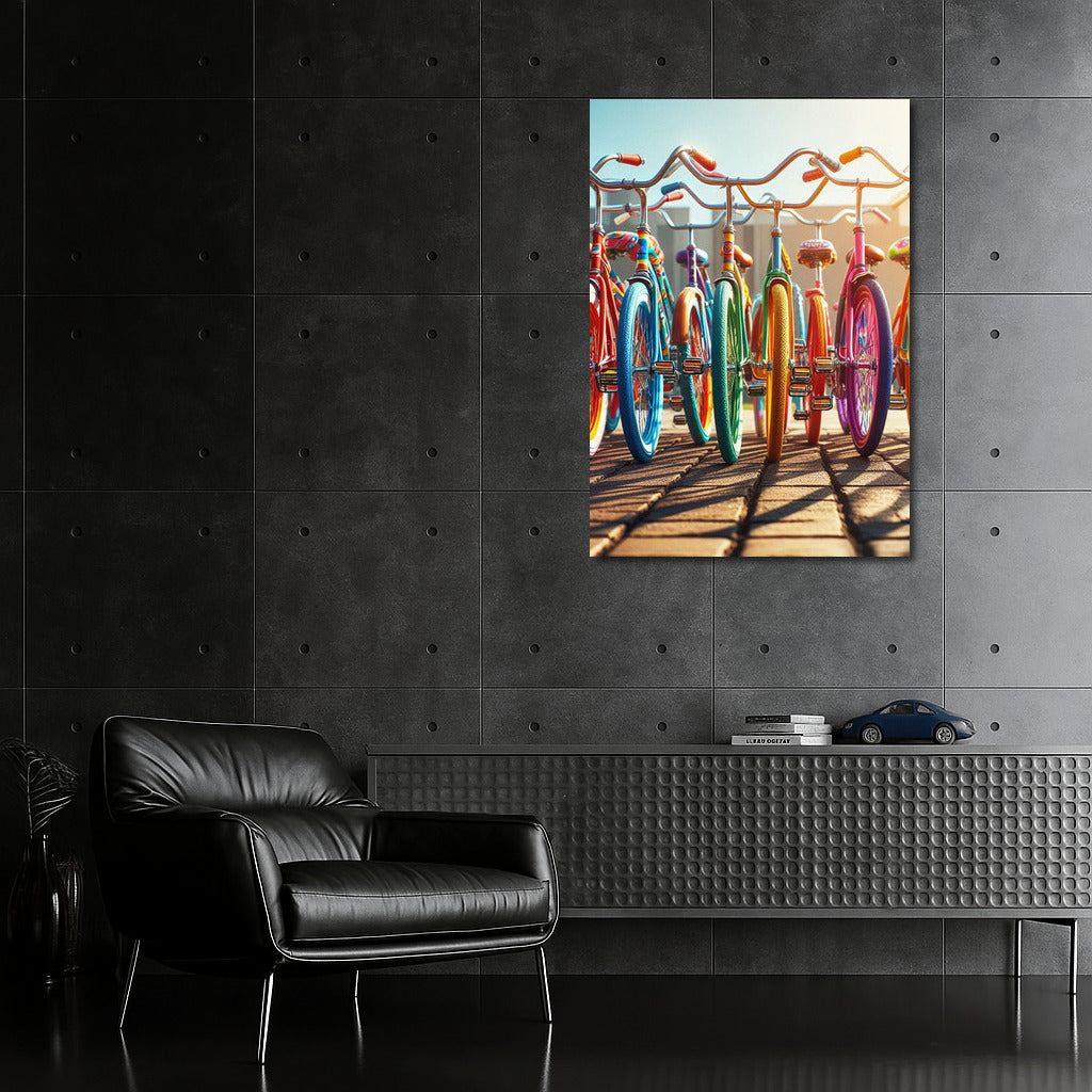 Bright Whirlwind: Colorful Naked Bikes for Fun Travel