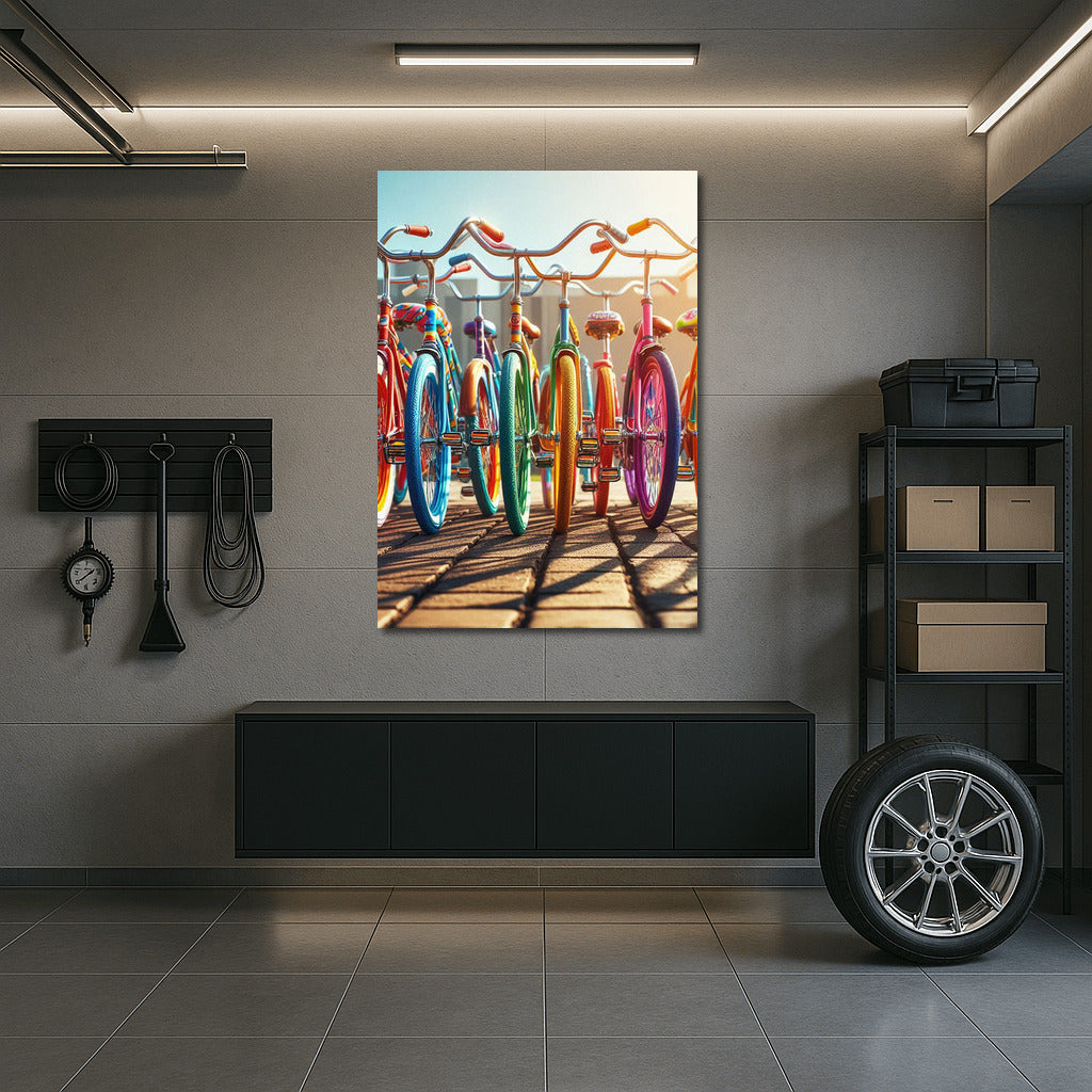 Bright Whirlwind: Colorful Naked Bikes for Fun Travel