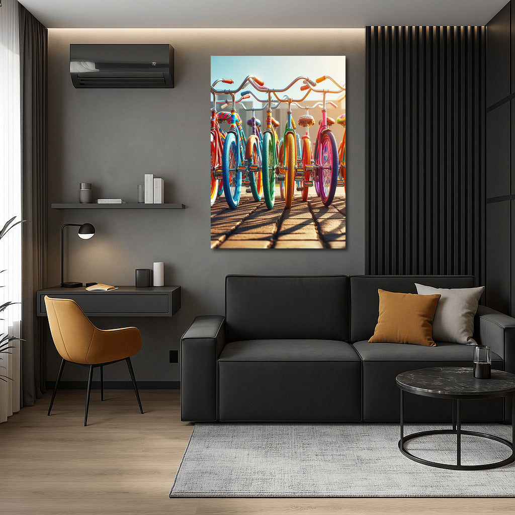 Bright Whirlwind: Colorful Naked Bikes for Fun Travel