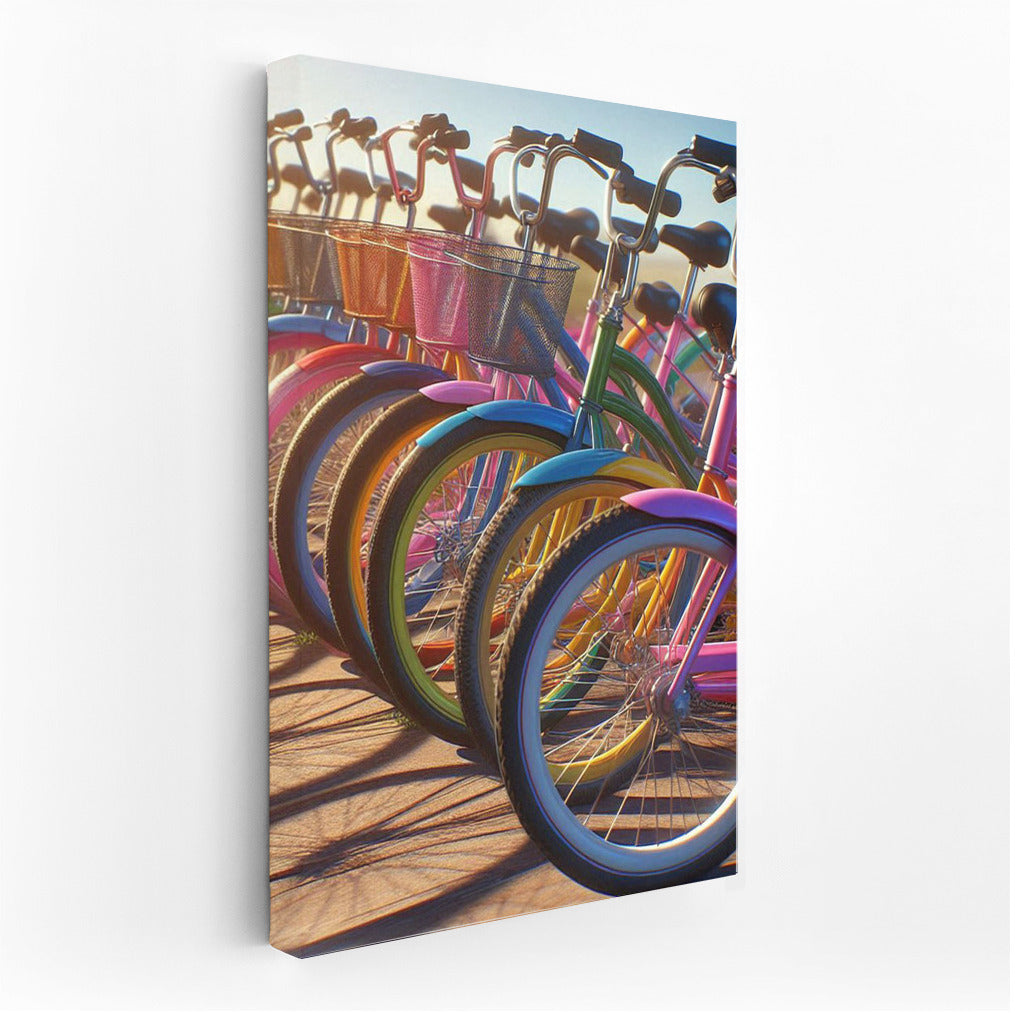 Freedom on Wheels: Bright Naked Bikes for Interiors