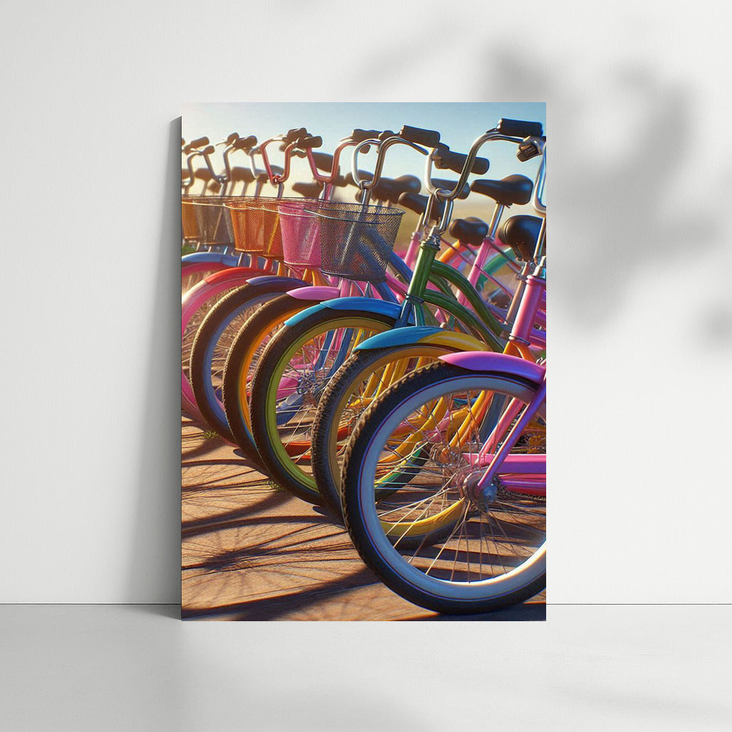 Freedom on Wheels: Bright Naked Bikes for Interiors