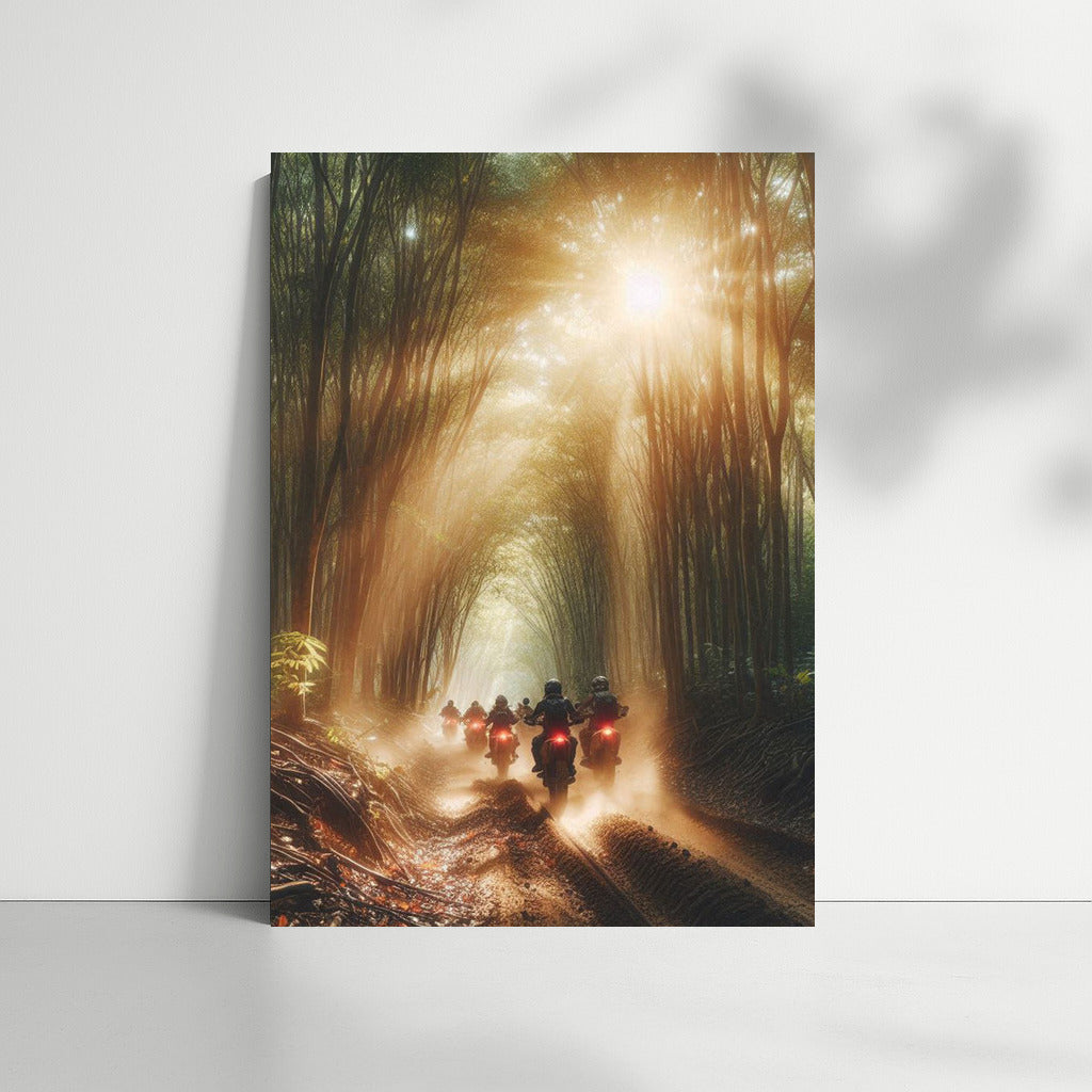 Freedom on Wheels: Motorcycles on the Forest Trail