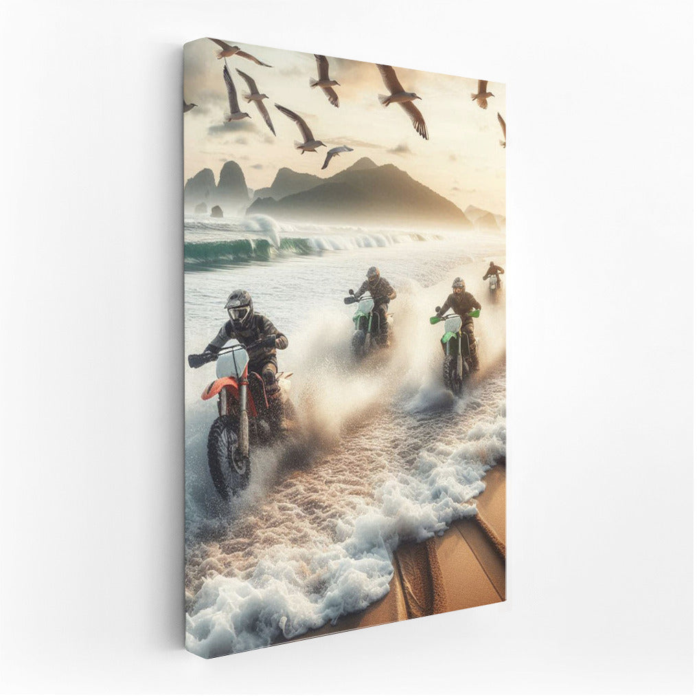 Beach Motocross: Wave Energy and Speed Freedom