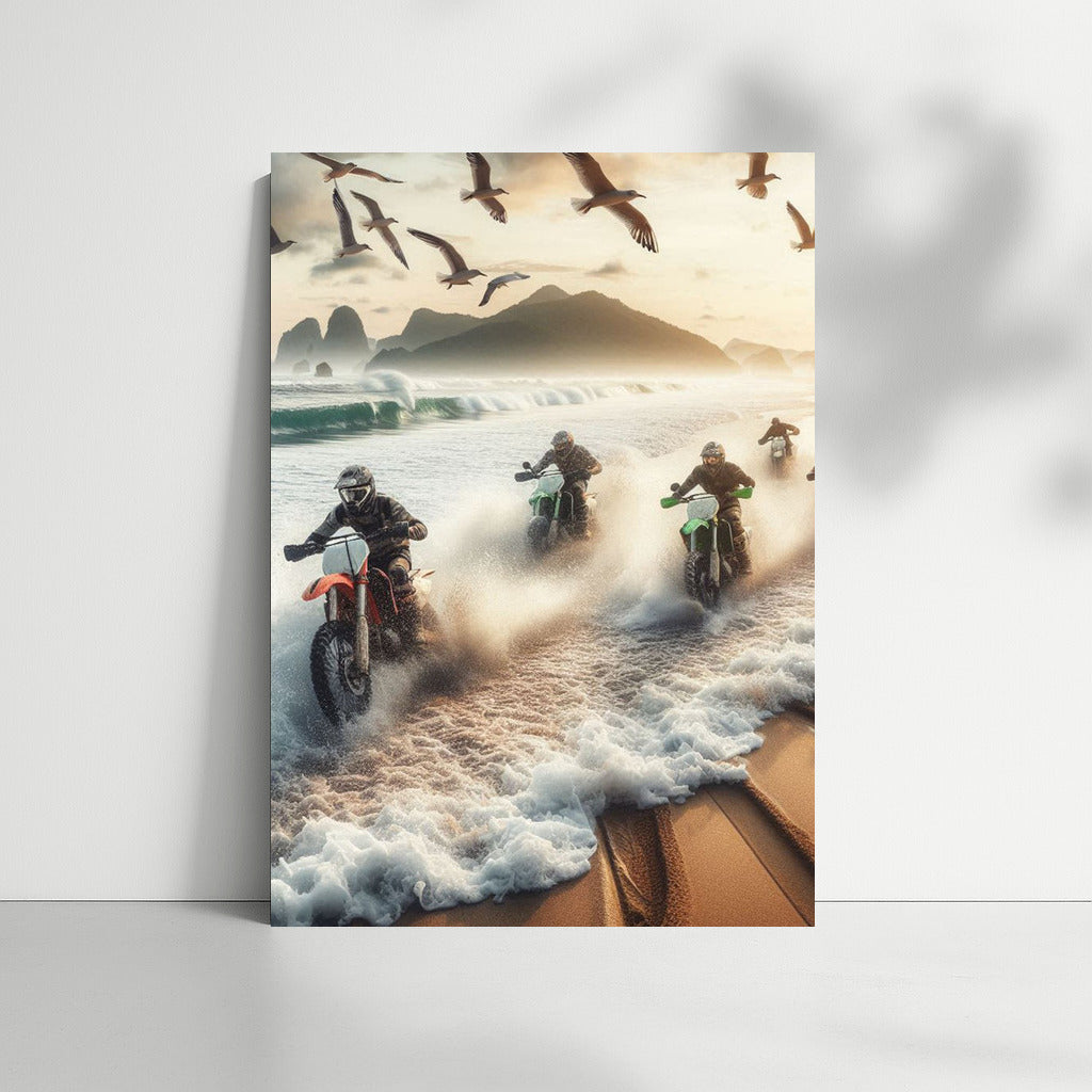 Beach Motocross: Wave Energy and Speed Freedom