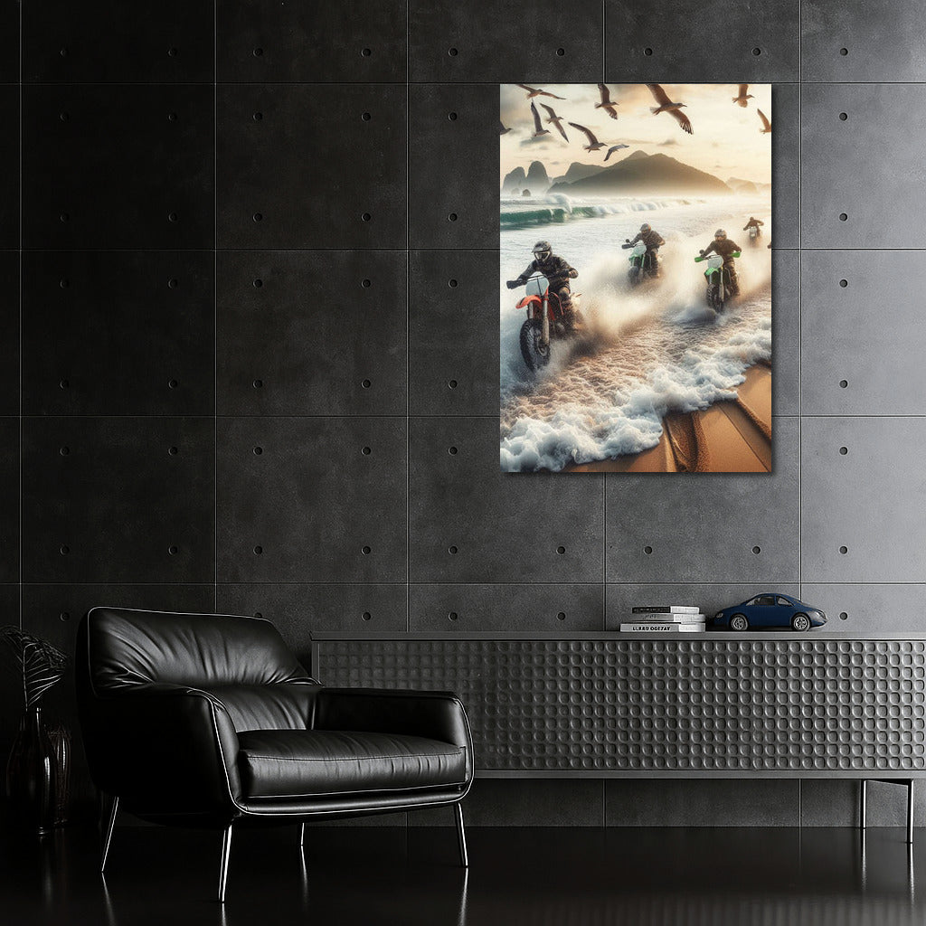 Beach Motocross: Wave Energy and Speed Freedom