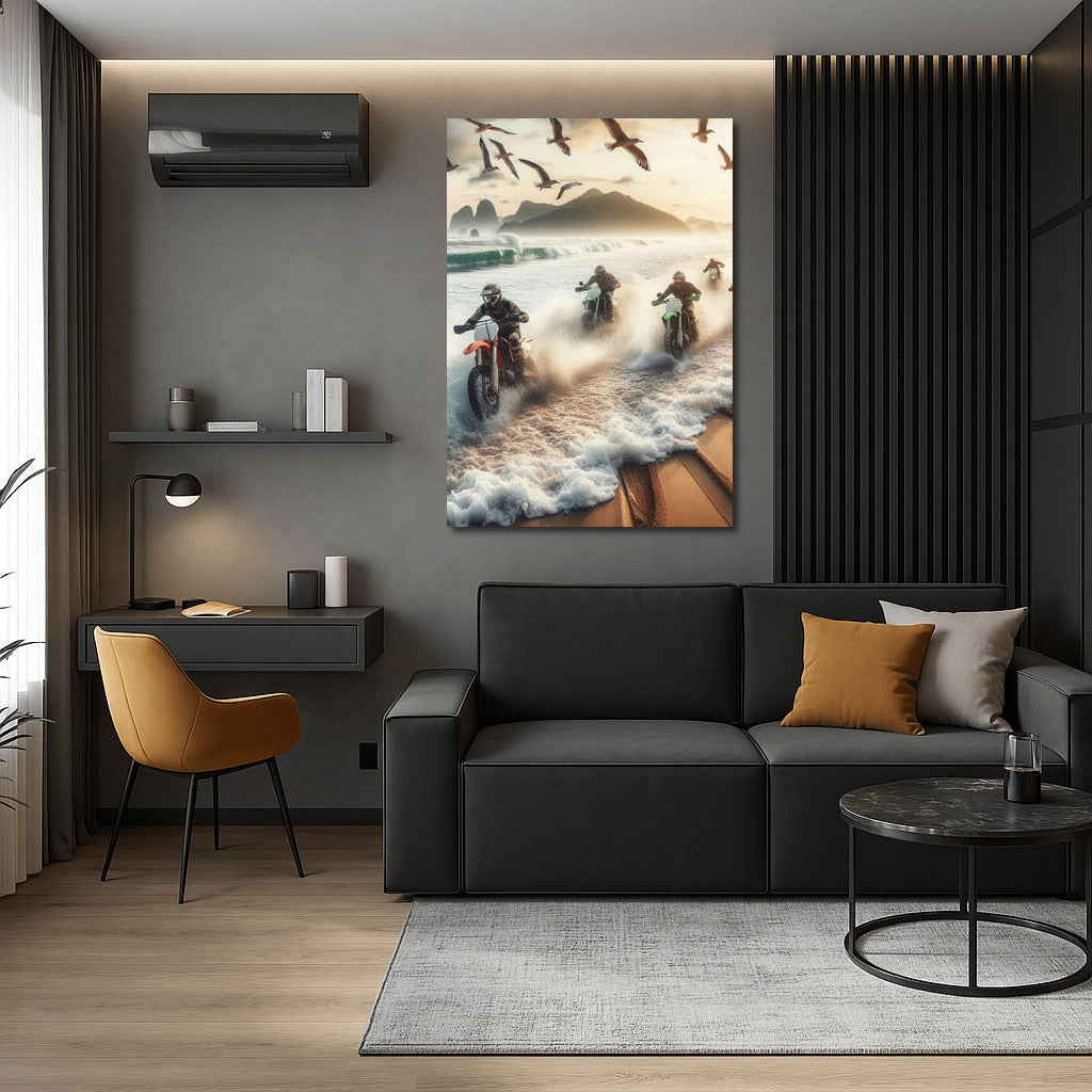 Beach Motocross: Wave Energy and Speed Freedom