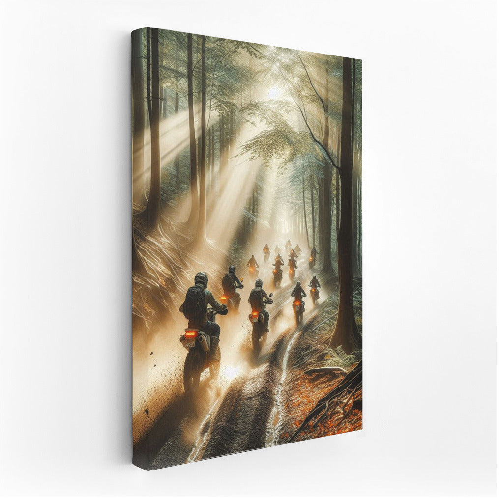 Forest Rally: Off-Road Motorcycles on the Adventure Trail