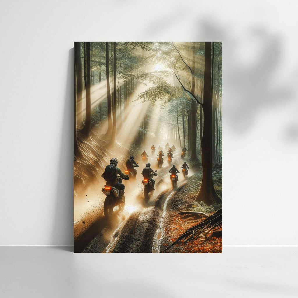 Forest Rally: Off-Road Motorcycles on the Adventure Trail