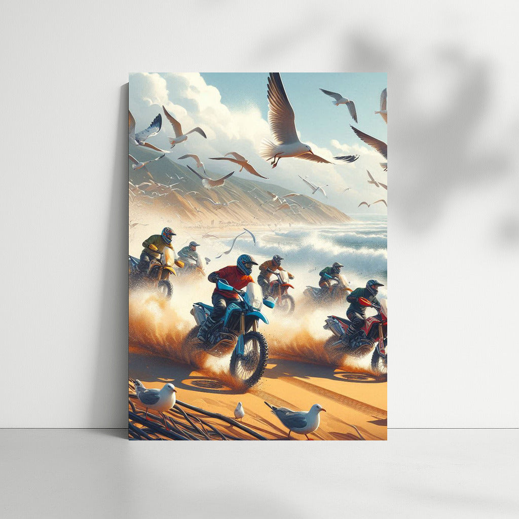 Adrenaline on the Sand: Off Road Motorbikes on the Beach