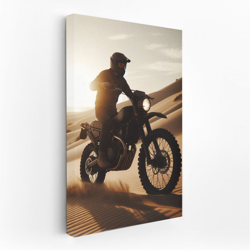 Freedom on a Scrambler: Desert in Motion