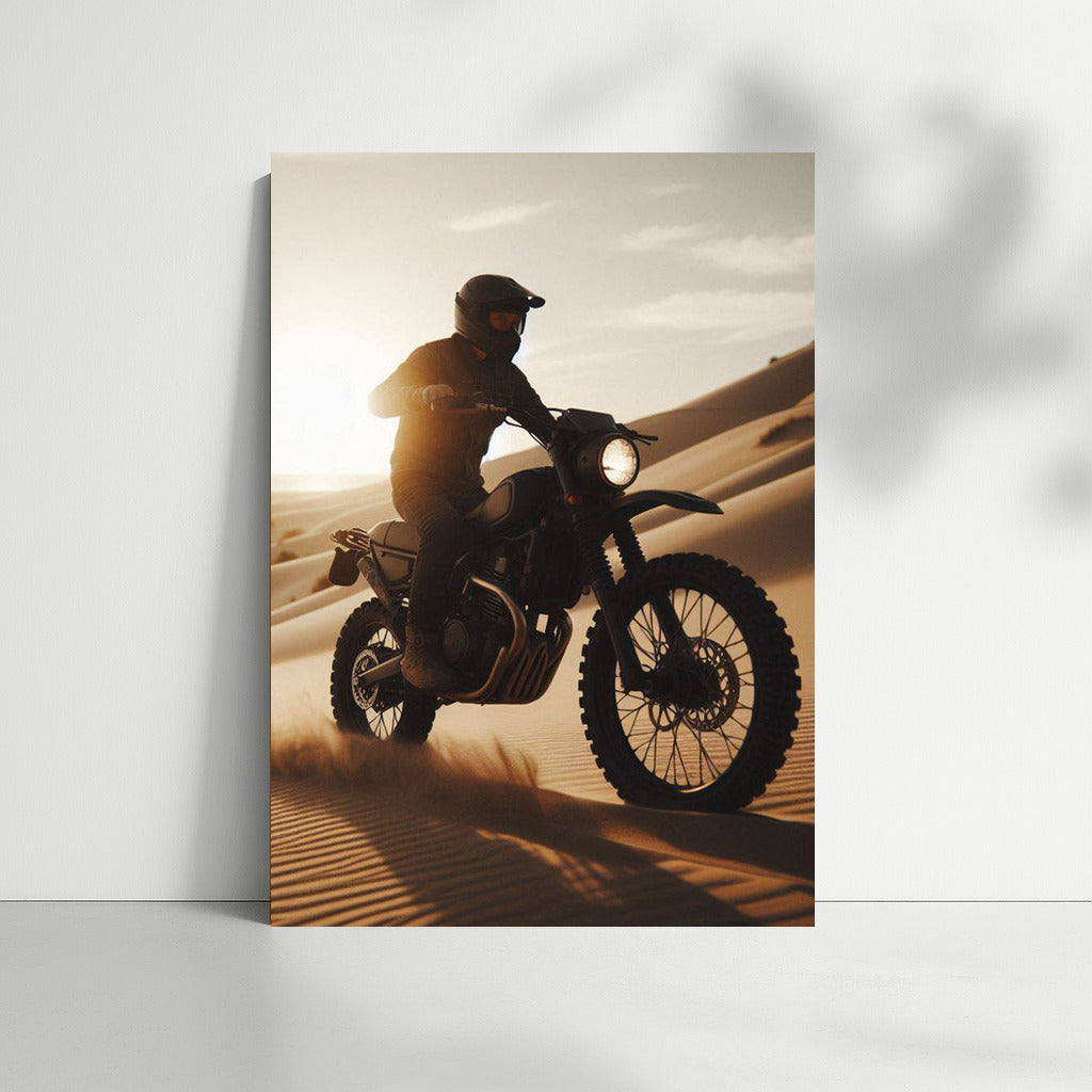 Freedom on a Scrambler: Desert in Motion