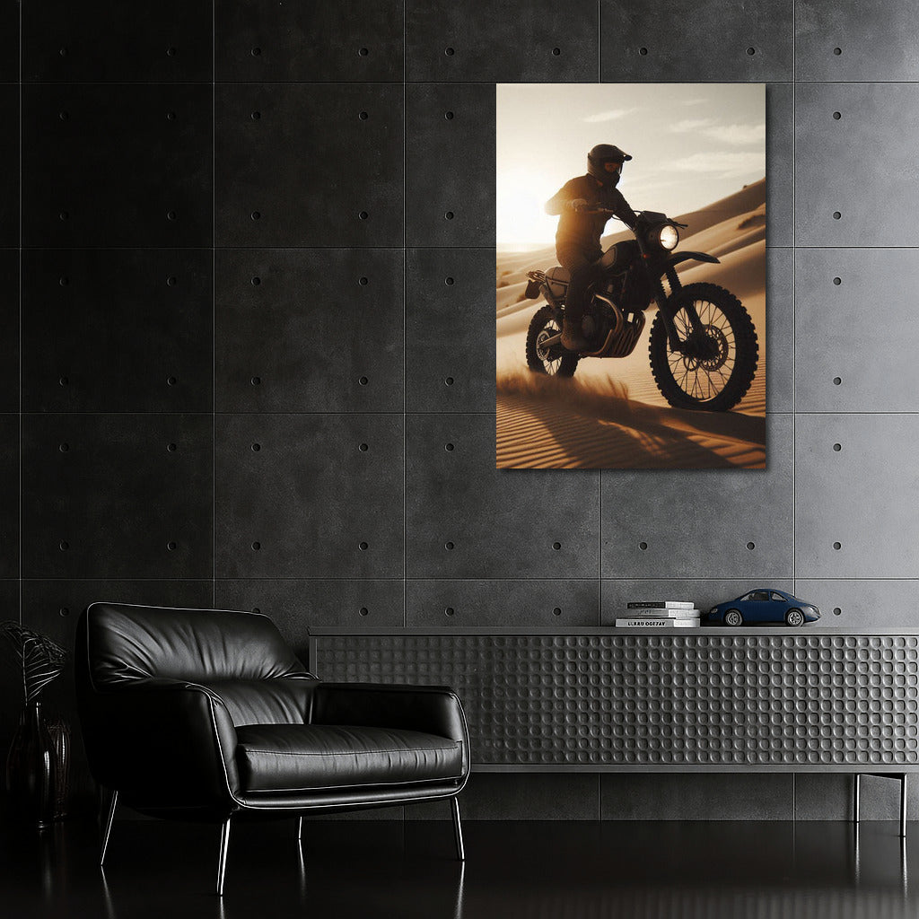 Freedom on a Scrambler: Desert in Motion