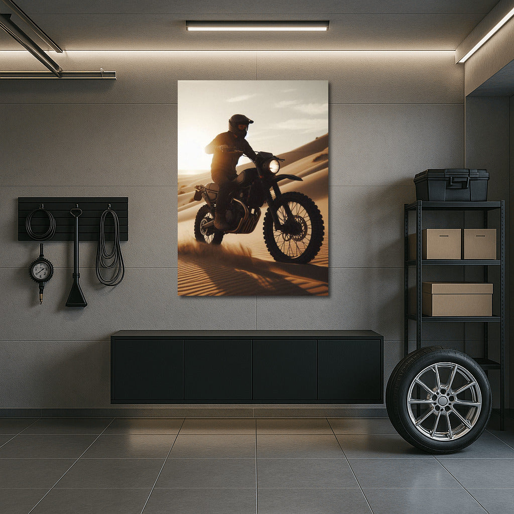 Freedom on a Scrambler: Desert in Motion