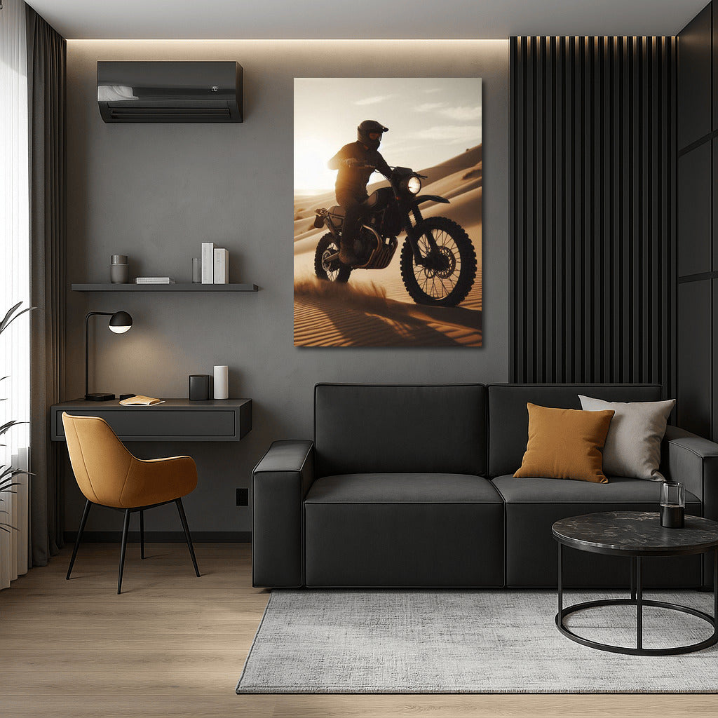 Freedom on a Scrambler: Desert in Motion