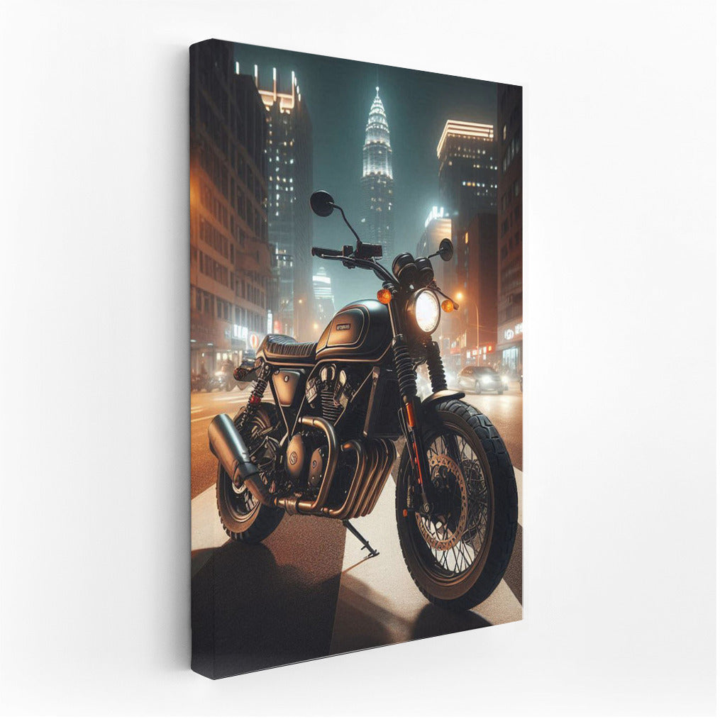 Scrambler in Night City: Dynamics and Energy