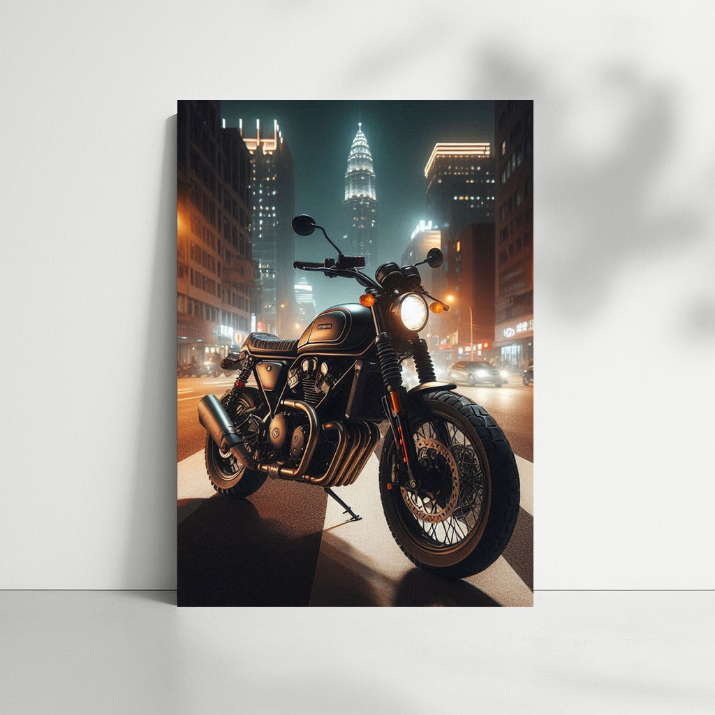 Scrambler in Night City: Dynamics and Energy