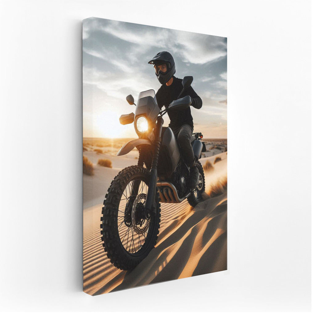 Scrambler in the Desert: Sand Vortex of Speed