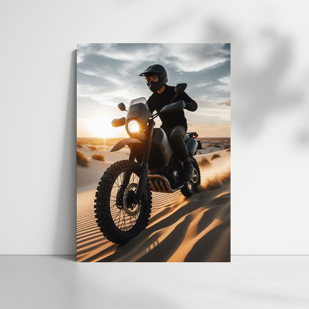 Scrambler in the Desert: Sand Vortex of Speed