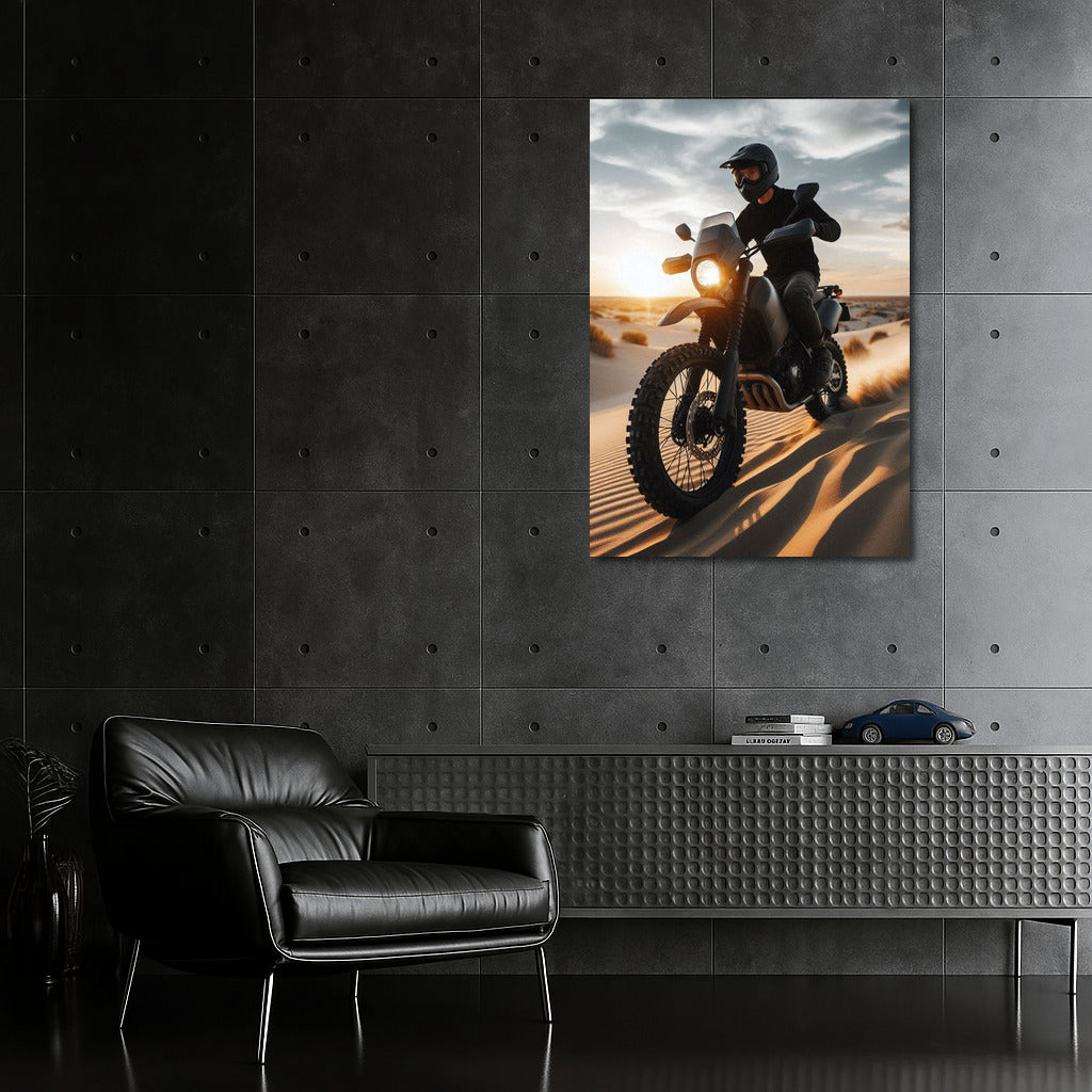 Scrambler in the Desert: Sand Vortex of Speed