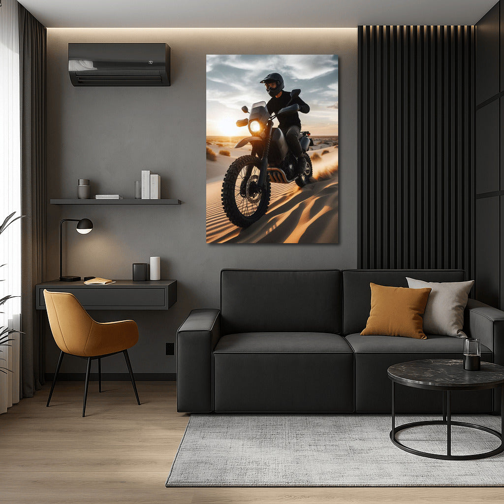 Scrambler in the Desert: Sand Vortex of Speed