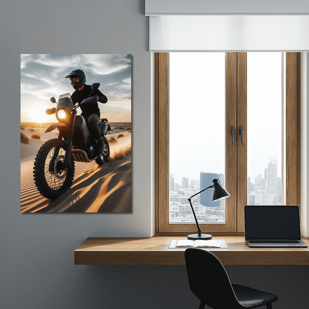 Scrambler in the Desert: Sand Vortex of Speed