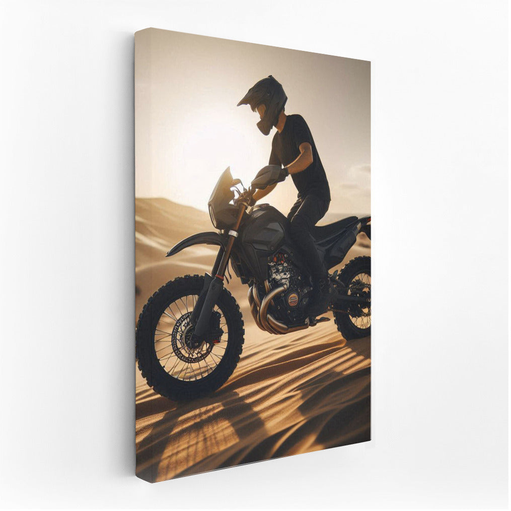 Scrambler Flight on Sand Dunes: Dynamics and Freedom