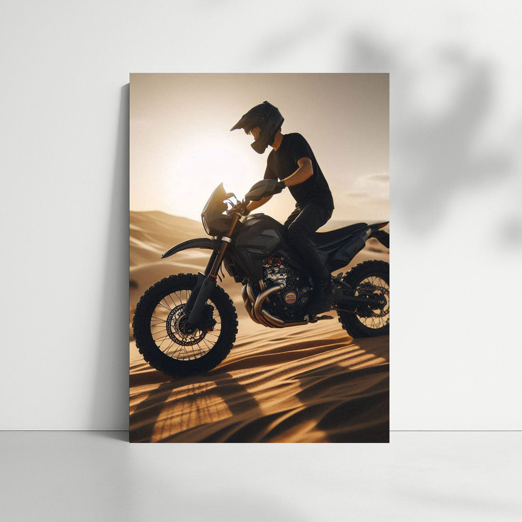 Scrambler Flight on Sand Dunes: Dynamics and Freedom