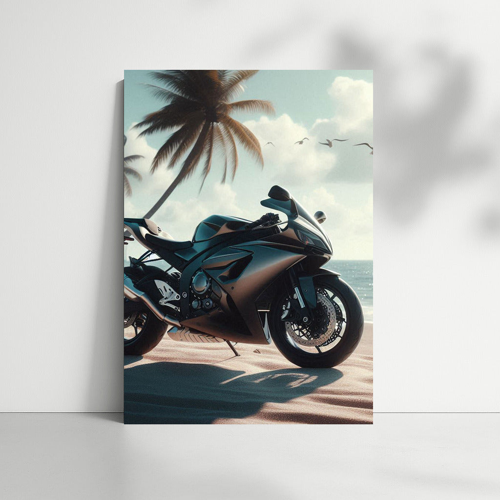 Speed Bike on the Beach: Freedom and Adventure