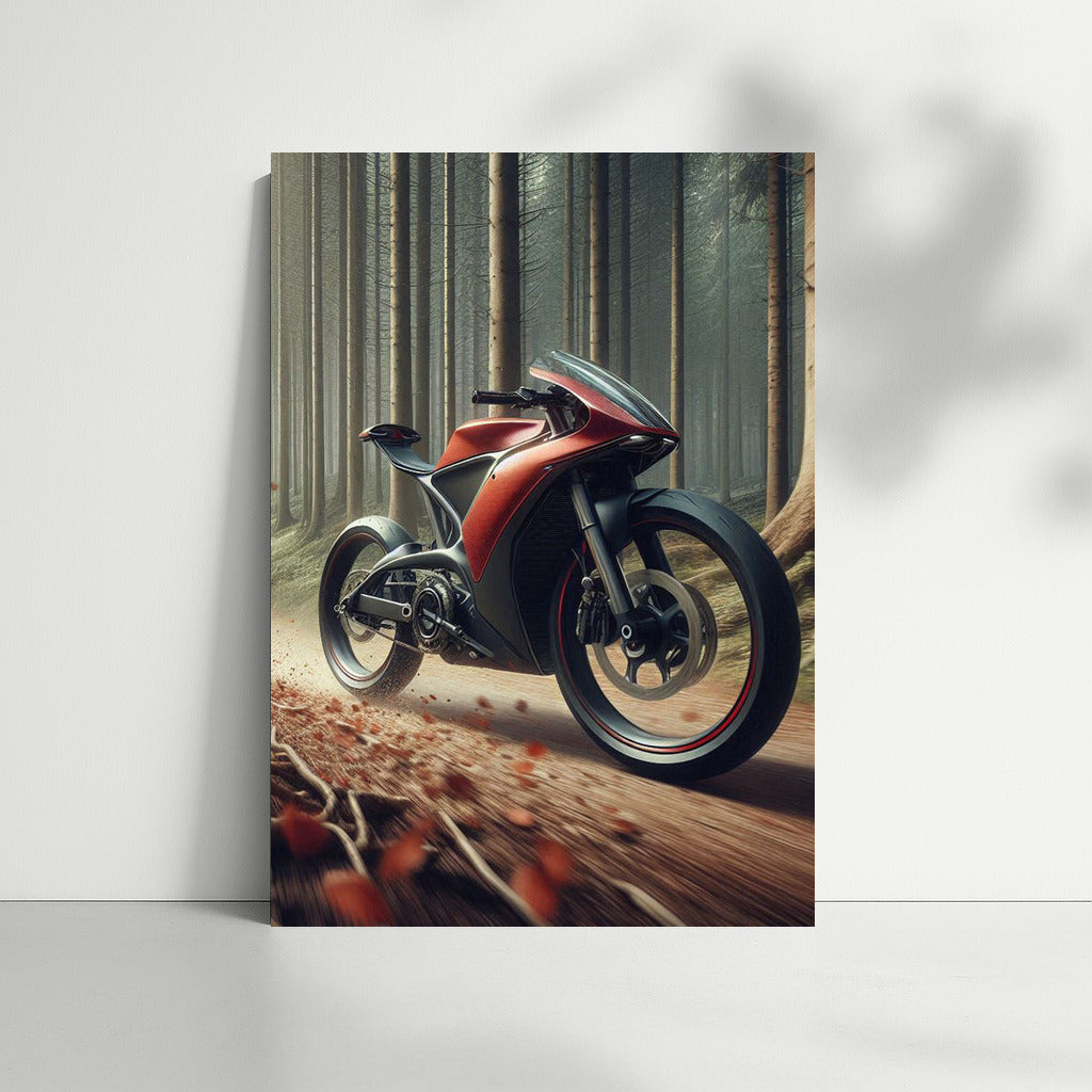 Speed and Freedom: Sportbike on the Forest Trail