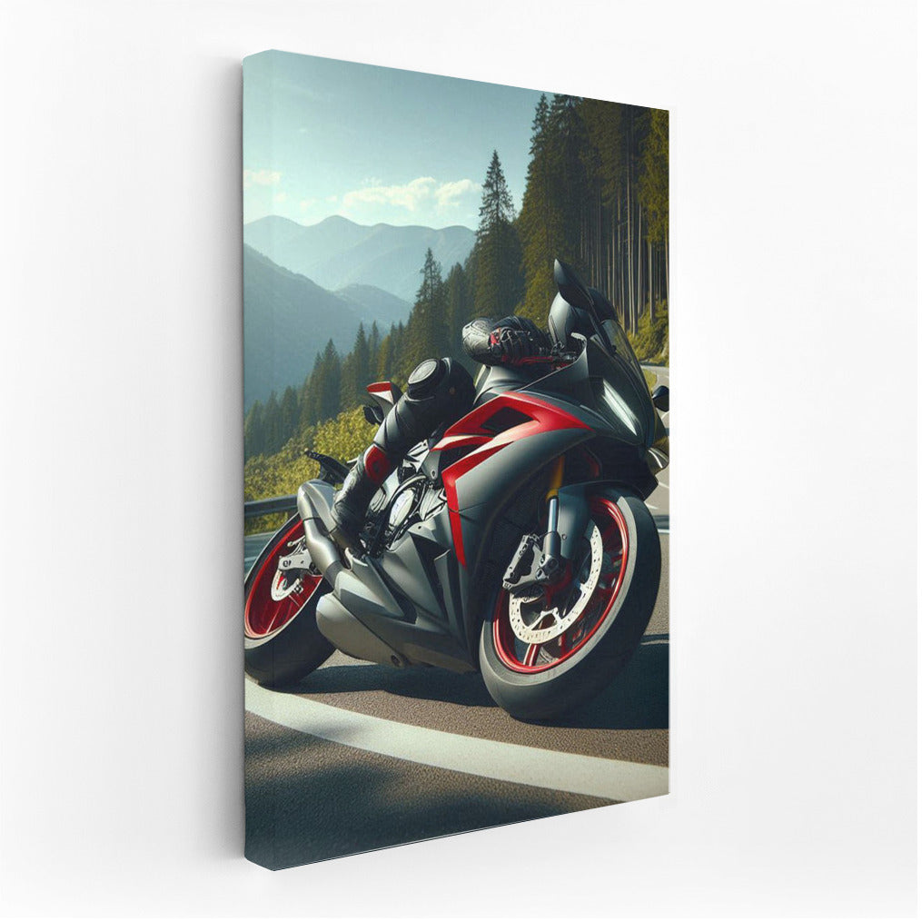 Speed and Freedom: Sportbike on the Mountain Road