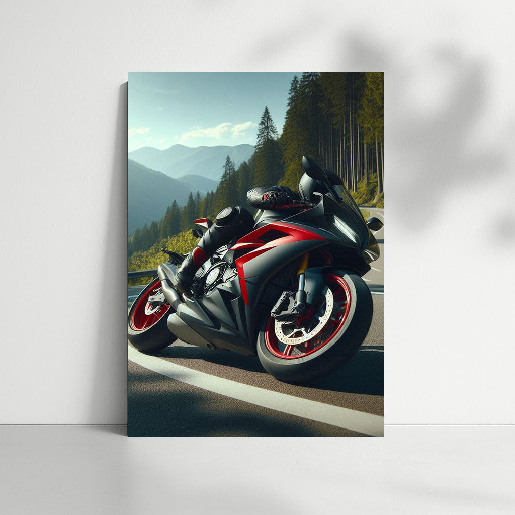 Speed and Freedom: Sportbike on the Mountain Road