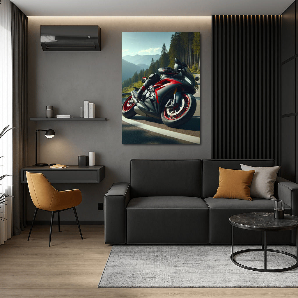 Speed and Freedom: Sportbike on the Mountain Road