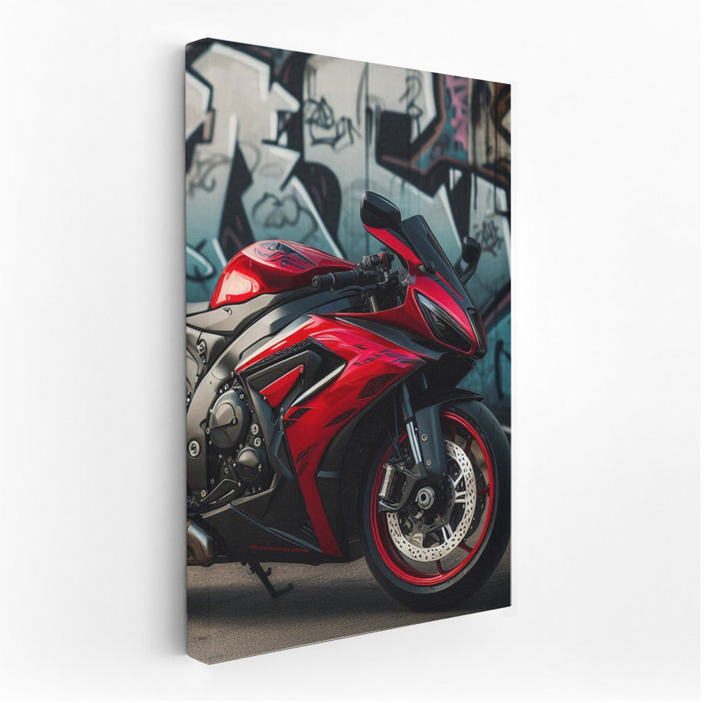 Sport Bike and Graffiti: Street Dynamics