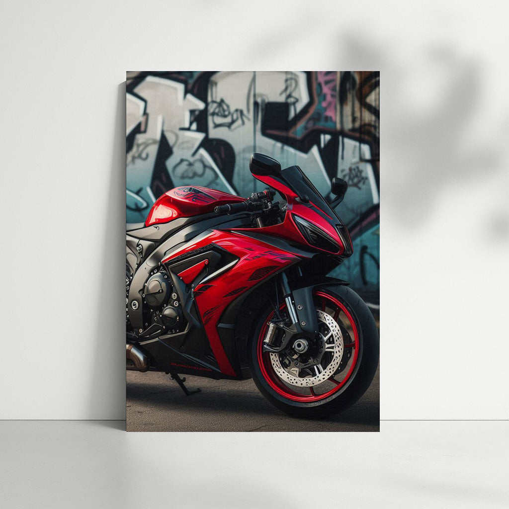 Sport Bike and Graffiti: Street Dynamics