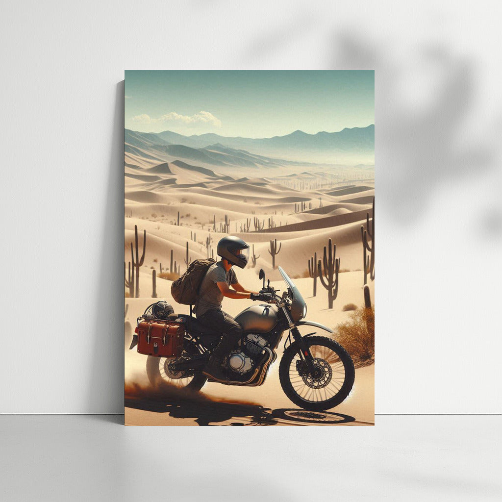 Freedom on Wheels: Desert Touring Motorcycle