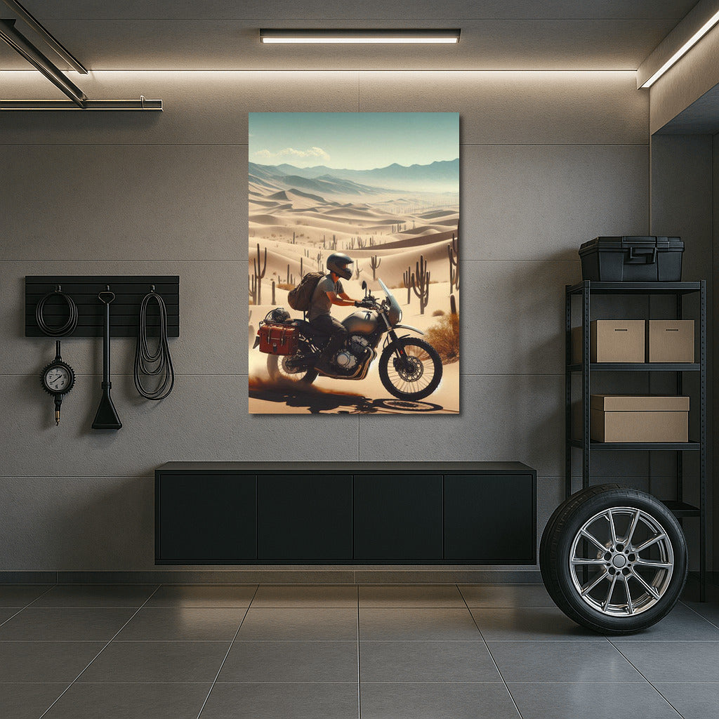 Freedom on Wheels: Desert Touring Motorcycle